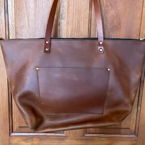 Portland leather goods bag